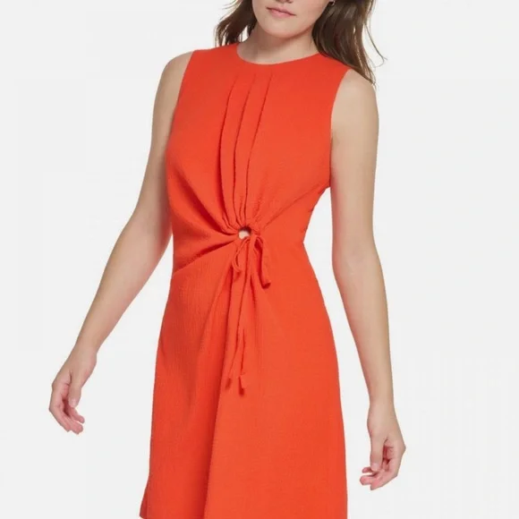 Calvin Klein Knot Sheath Dress - Picture 2 of 9